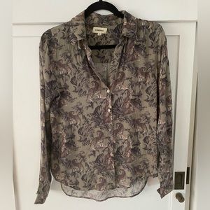 L’Agence Cheetah Button Down